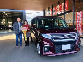 I様の新型ソリオを納車いたしました！